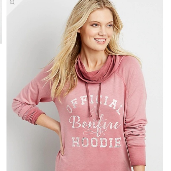 Maurices Tops - MAURICES ‘Official Bonfire Hoodie' hoodie, NWOT